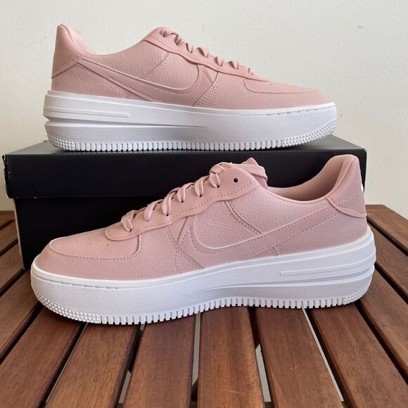 Nike Air Force 1 PLT.AF.ORM Pink Oxford USA Women 9/UK 6.5/EU 40.5 (DJ9946-602) - Picture 3 of 11